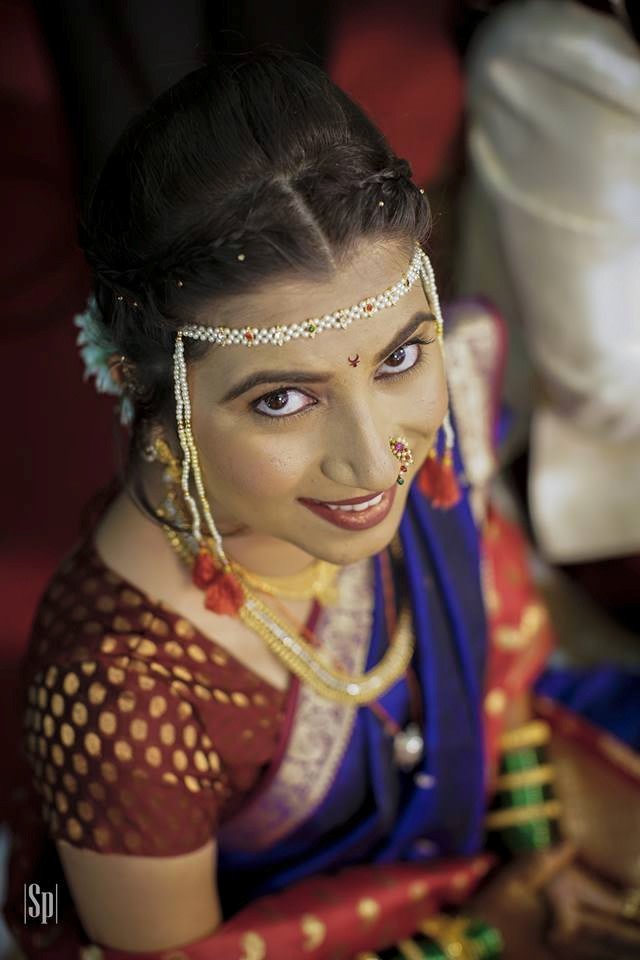 Marathi bride closeup shot by Soulmates-The Wedding Tale Wedding-photography | Weddings Photos & Ideas