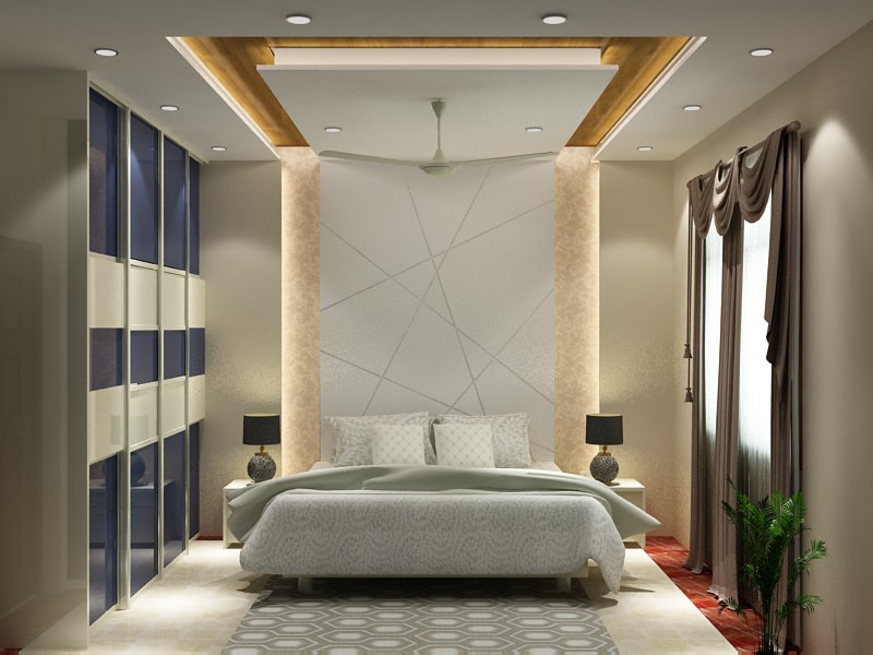 3D design of a modern guest bedroom by SA Design Group Bedroom Modern | Interior Design Photos & Ideas