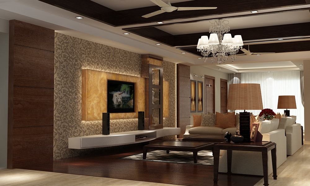 3D design of a modern living room by SA Design Group Living-room Modern | Interior Design Photos & Ideas