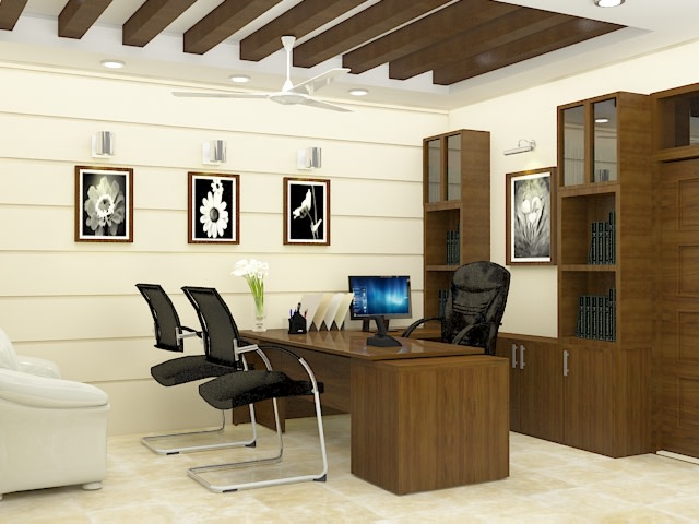 Modern office cabin by SA Design Group Modern | Interior Design Photos & Ideas
