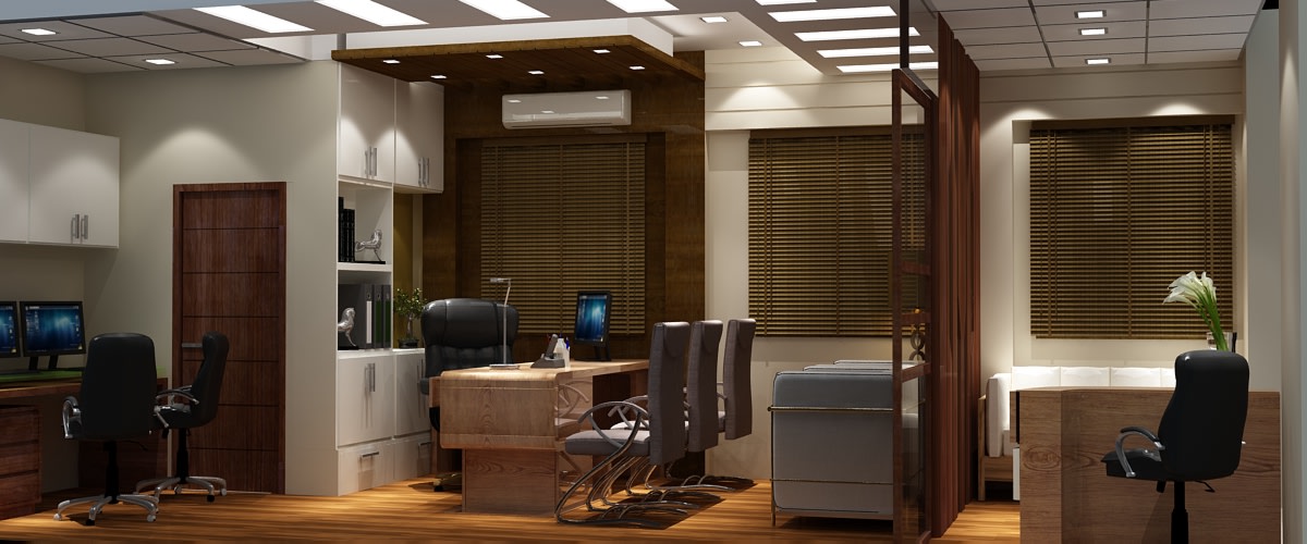 Modern office space with wooden flooring by SA Design Group Modern | Interior Design Photos & Ideas