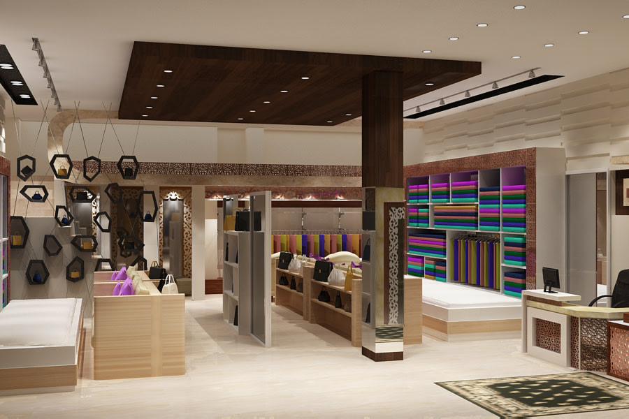 3D design of a modern retail store by SA Design Group Modern | Interior Design Photos & Ideas