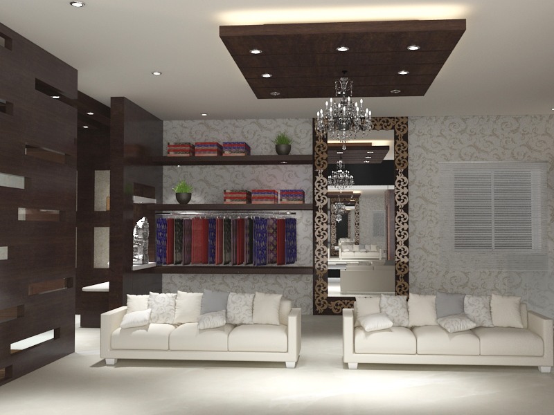 Sitting area of a retail store by SA Design Group Modern | Interior Design Photos & Ideas