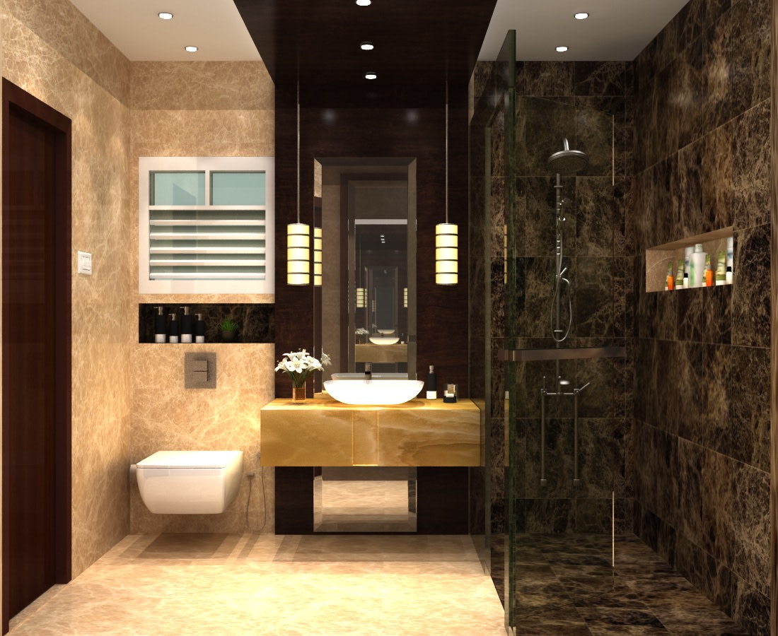 3D design of a master bathroom by SA Design Group Bathroom Modern | Interior Design Photos & Ideas