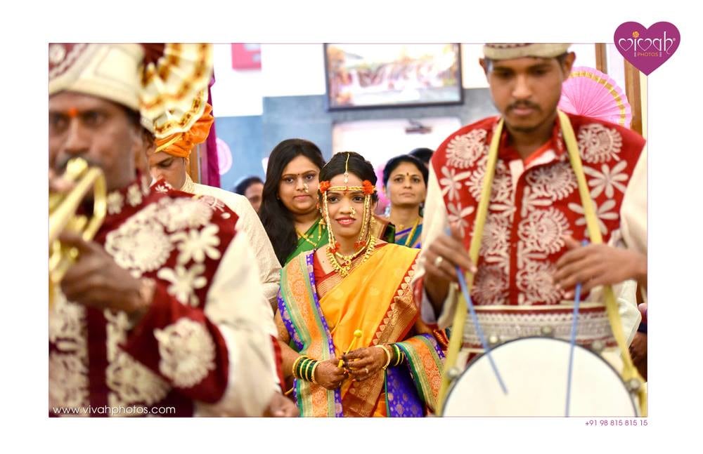 Bride glowing among the crowd by VIVAH PHOTOS Wedding-photography | Weddings Photos & Ideas