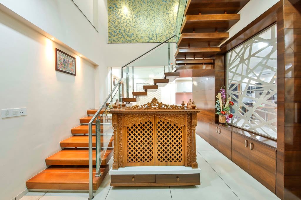 The Stair Case by Ignitus Architectural Studio Indoor-spaces Modern | Interior Design Photos & Ideas