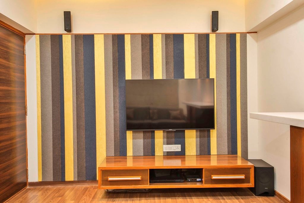 The Tv Unit by Ignitus Architectural Studio Living-room Modern | Interior Design Photos & Ideas