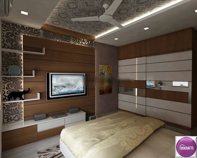 Premium Bedroom with Modern Decor by 100krafts Bedroom Contemporary | Interior Design Photos & Ideas