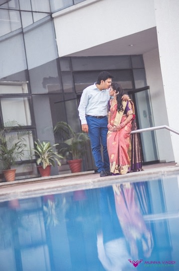 Beside pool! by Munna Vaddi Photography Wedding-photography | Weddings Photos & Ideas