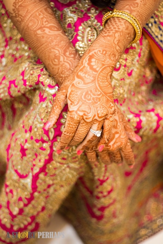 a glance at this beautiful mehendi by A Story Perhaps Wedding-photography | Weddings Photos & Ideas