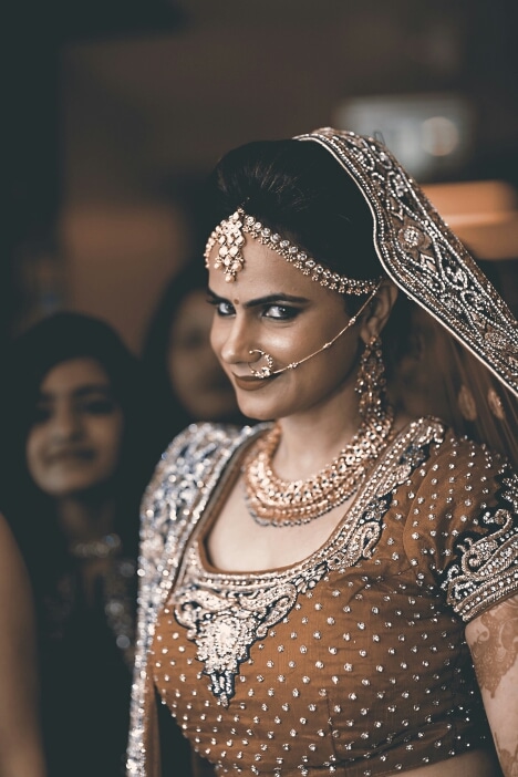 the bride pulling off a peppy expression by A Story Perhaps Wedding-photography | Weddings Photos & Ideas
