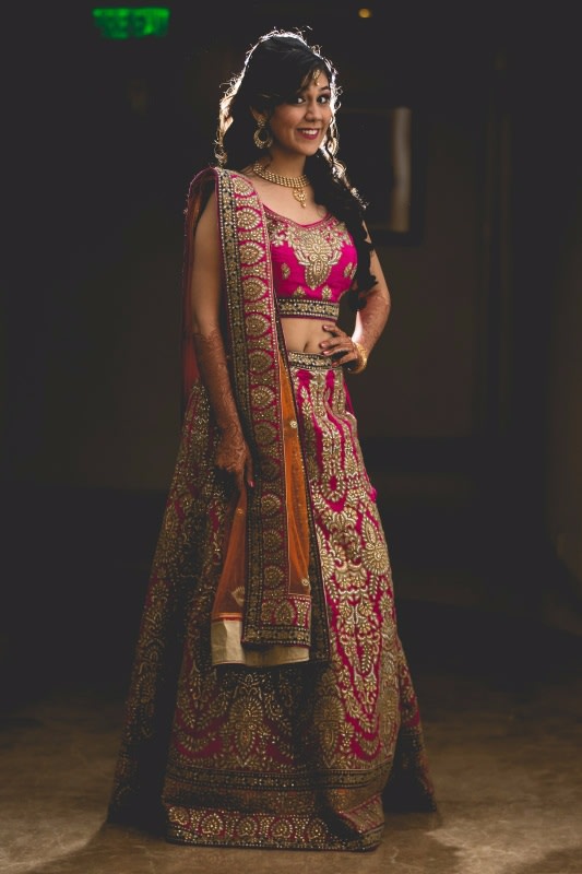 posing in a beautiful pink lehenga by A Story Perhaps Wedding-photography | Weddings Photos & Ideas