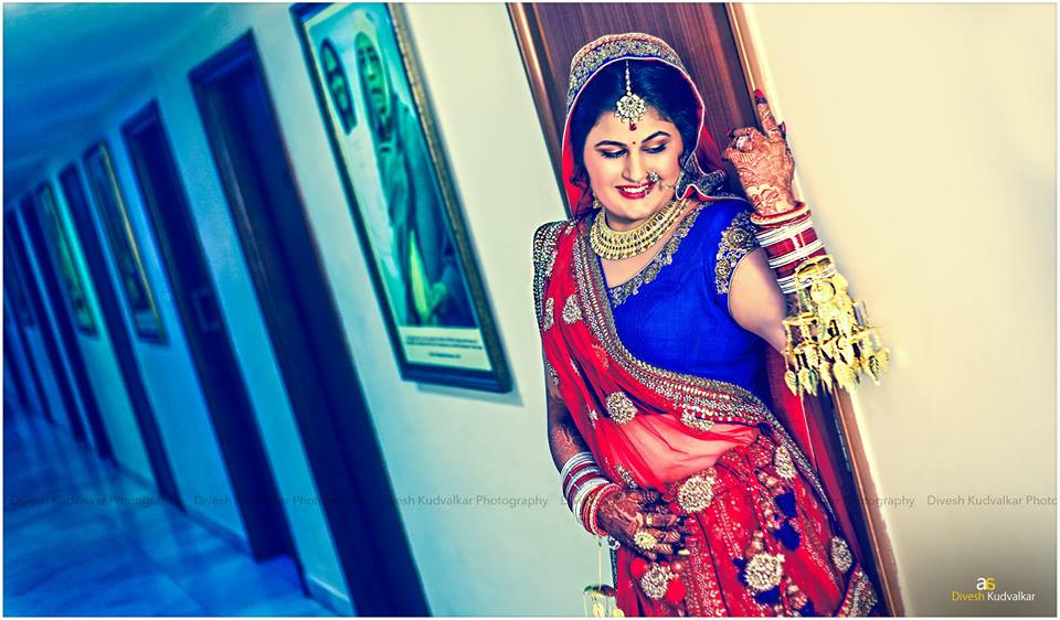 Glowing bride striking a pose by Arya Arts Wedding-photography | Weddings Photos & Ideas