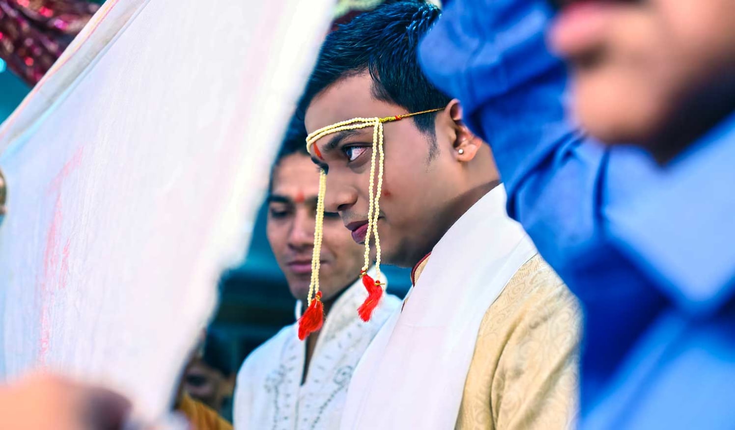 The charming groom getting ready for the special traditions by Arya Arts Wedding-photography | Weddings Photos & Ideas