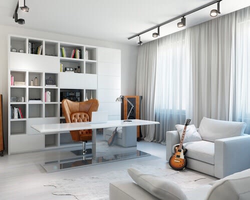 A Beautiful study room! by Pamin Patel Indoor-spaces | Interior Design Photos & Ideas