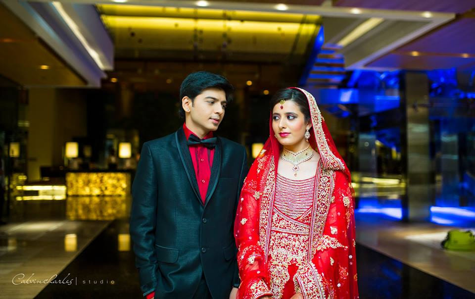 Red bridal lehenga! by Calvin Charles Studio Wedding-photography | Weddings Photos & Ideas