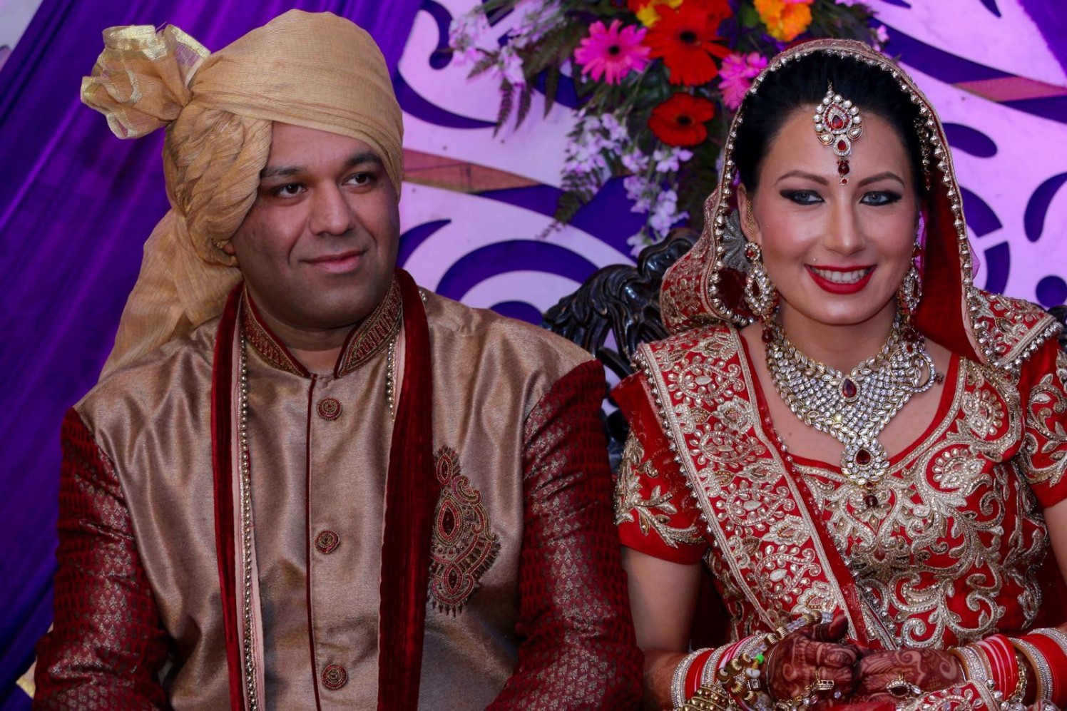 Bride and Groom Portrait by Krishna Photography Wedding-photography | Weddings Photos & Ideas