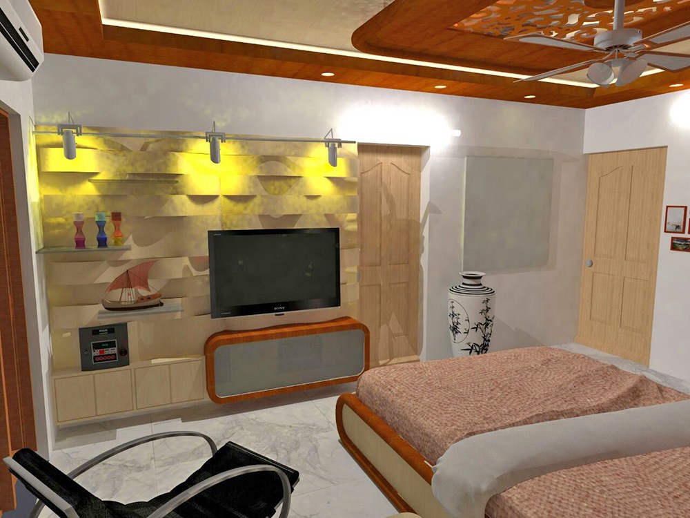 Modern Bed Room by aashish Shrotri Bedroom Modern | Interior Design Photos & Ideas