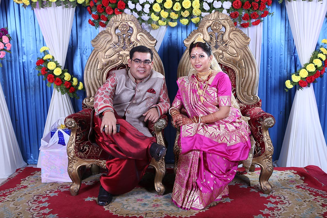Bride wearing a pink saree! by BACKDROP Wedding-photography | Weddings Photos & Ideas