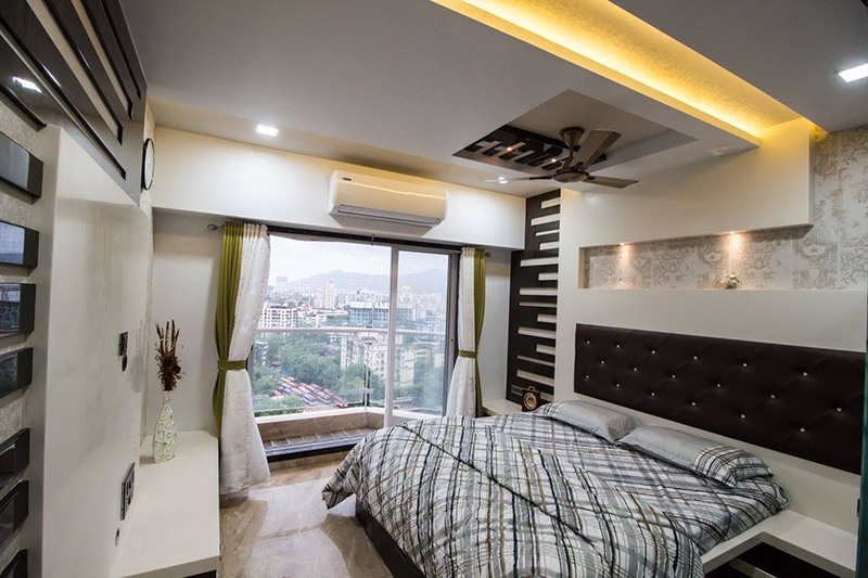 Bedroom With Marble Flooring by Ar. Sachin Vasant Salvi Bedroom Modern | Interior Design Photos & Ideas