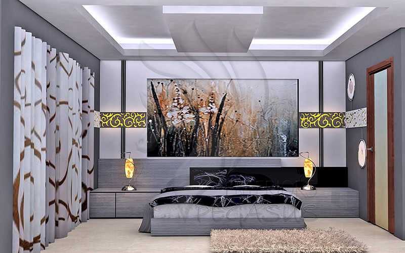 A stunning bedroom! by Pegasus Interiors Bedroom | Interior Design Photos & Ideas