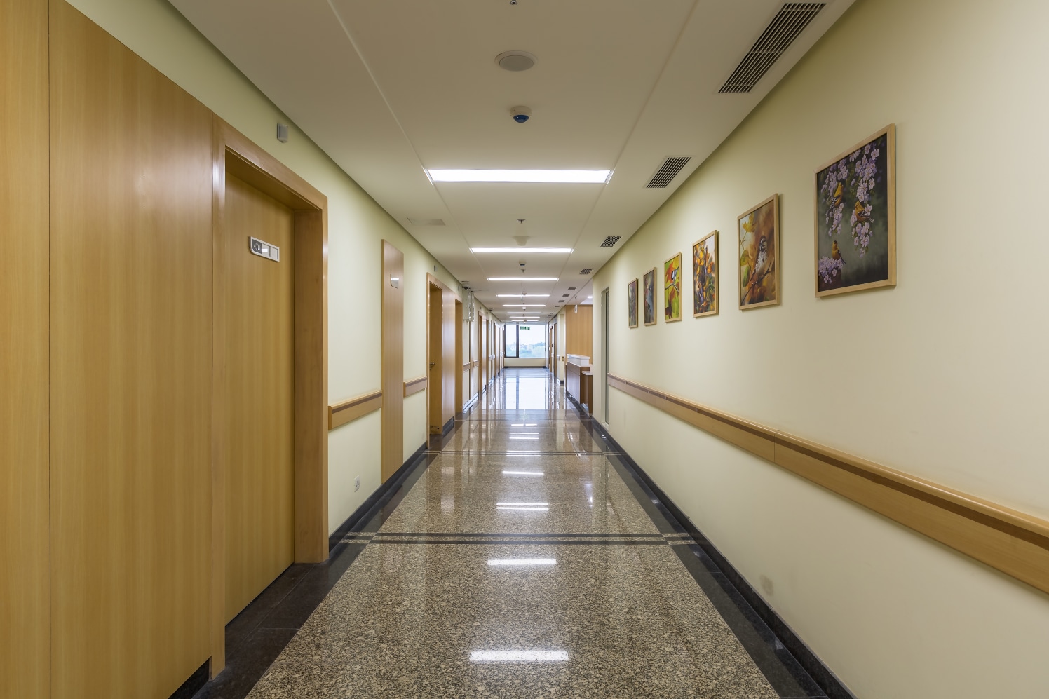 Hospital Hallway by Ravideep Singh Modern | Interior Design Photos & Ideas