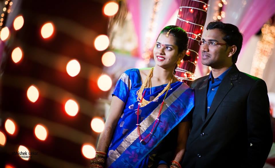 A simple couple! by Abhishek Sarkar Wedding-photography Bridal-jewellery-and-accessories Bridal-makeup | Weddings Photos & Ideas