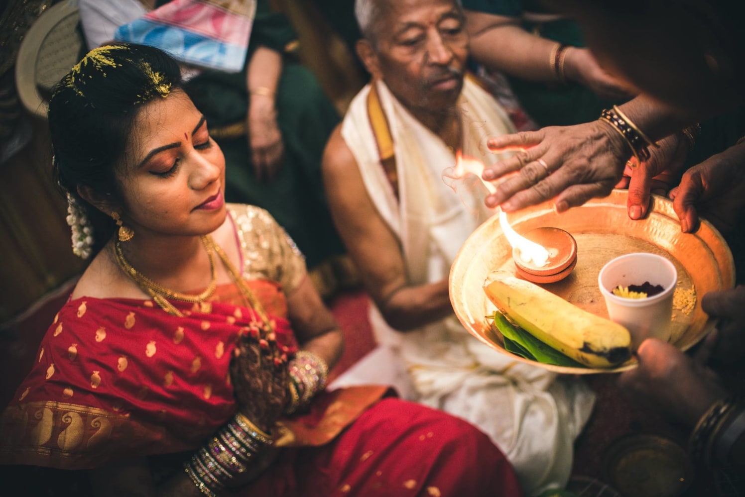 South Indian Rituals by Abhishek Sarkar Wedding-photography Bridal-jewellery-and-accessories | Weddings Photos & Ideas