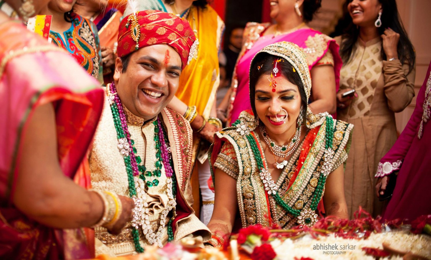 Pretty contentment! by Abhishek Sarkar Wedding-photography Bridal-makeup Bridal-jewellery-and-accessories | Weddings Photos & Ideas