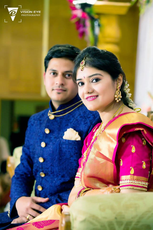 Bride and Groom Portrait Shot by Srikanth Reddy Basadi Wedding-photography | Weddings Photos & Ideas