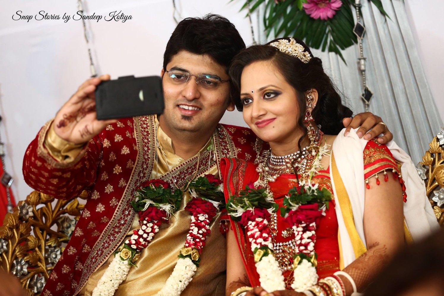 Let me take our selfie! by sandip kotia Photography Wedding-photography Bridal-jewellery-and-accessories | Weddings Photos & Ideas