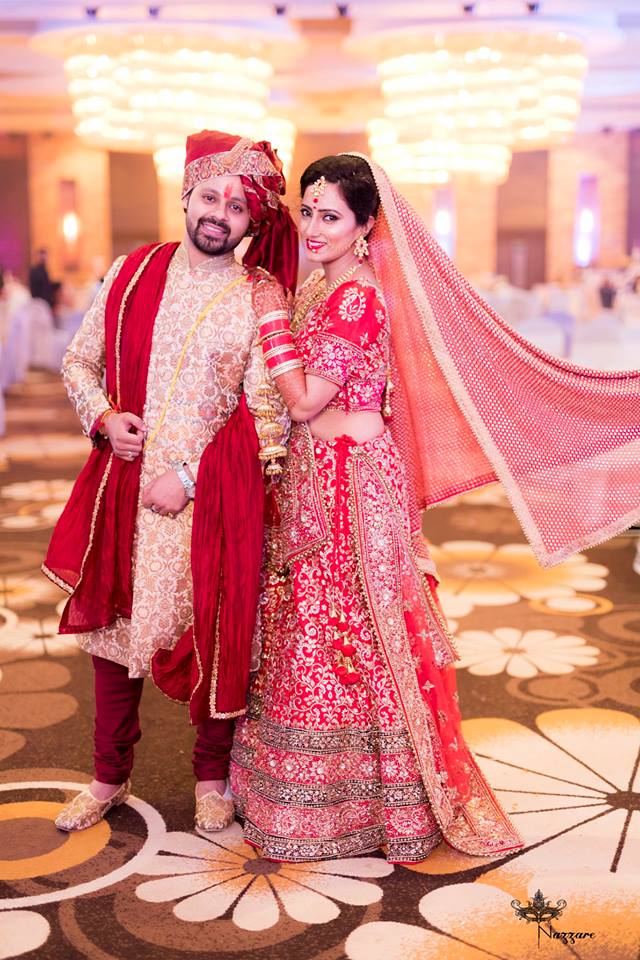Couple Portrait On Wedding Day by Rishabh Asthana Wedding-photography Groom-wear-and-accessories Wedding-dresses | Weddings Photos & Ideas
