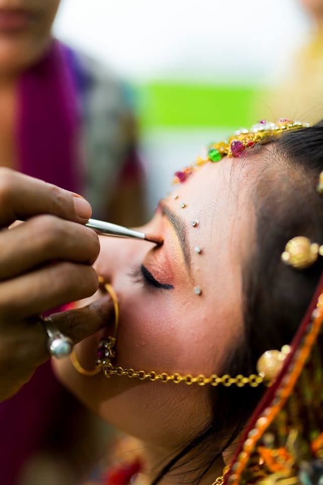 Getting Ready For Her Special day by Nazzare Photography Wedding-photography Bridal-jewellery-and-accessories Bridal-makeup | Weddings Photos & Ideas