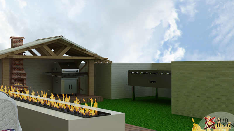 Modern Terrace Decor by Mad Design Open-spaces Modern | Interior Design Photos & Ideas