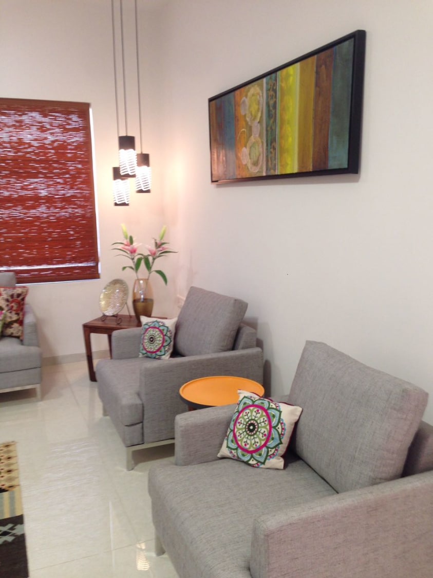 Living Area With Lawson Loveseat Sofa by Aanoshka Choksi Living-room Contemporary | Interior Design Photos & Ideas