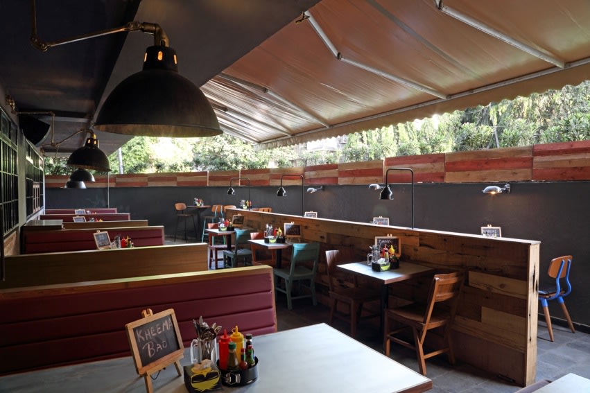 Outdoor Shaded Restaurant by Jatin Hukkeri Eclectic | Interior Design Photos & Ideas