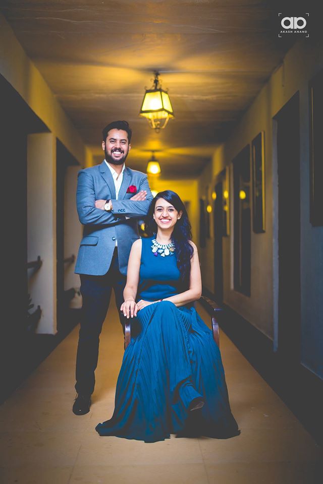 A regal duo on their pre-wedding shoot. by Akash Anand Photography Wedding-photography | Weddings Photos & Ideas