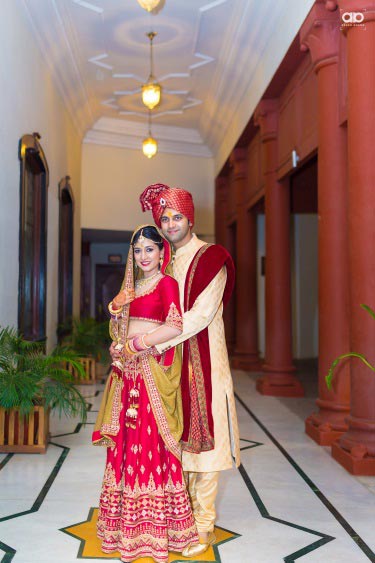 A beautiful shot of the bride and groom . by Akash Anand Photography Wedding-photography Wedding-dresses Groom-wear-and-accessories | Weddings Photos & Ideas