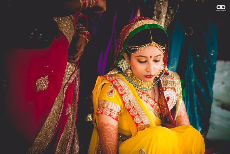 A sunny bride on her D-day. by Akash Anand Photography Wedding-photography Bridal-jewellery-and-accessories Bridal-makeup | Weddings Photos & Ideas