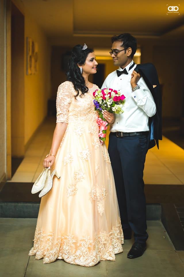 A stunning shot of the couple. by Akash Anand Photography Wedding-dresses Wedding-hairstyles Groom-wear-and-accessories | Weddings Photos & Ideas