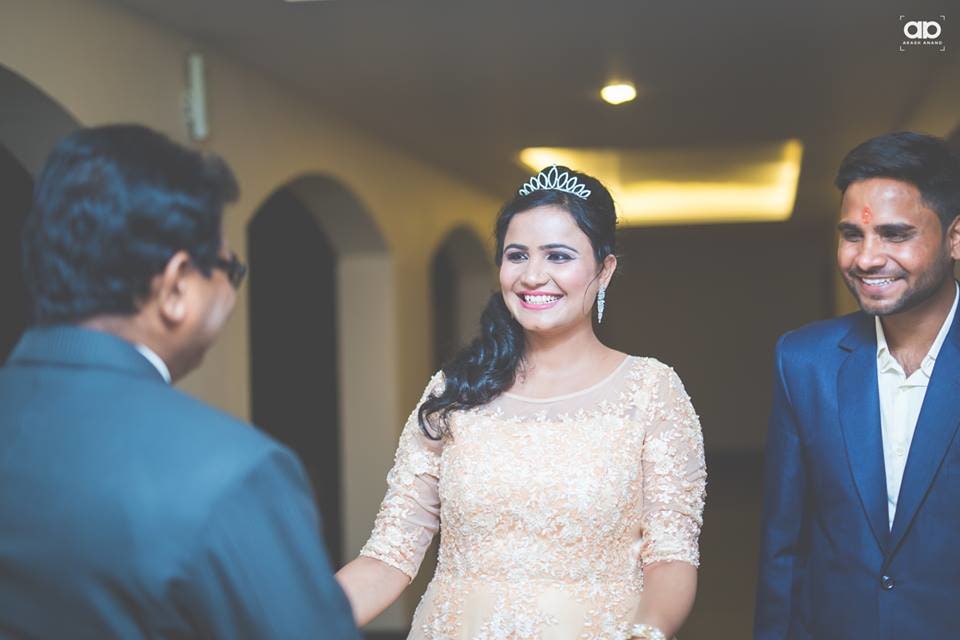 A super happy bride-to-be. by Akash Anand Photography Bridal-jewellery-and-accessories | Weddings Photos & Ideas