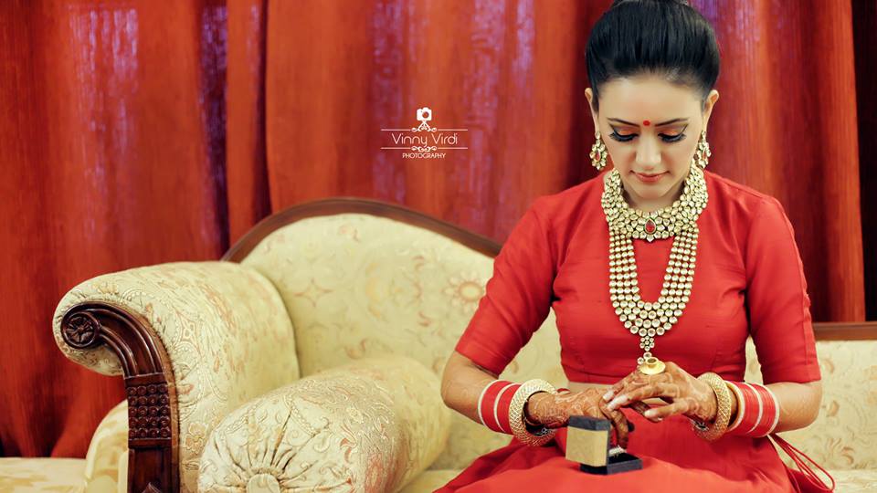 A beautiful bride getting ready. by Vinny Virdi Photography Wedding-photography Bridal-jewellery-and-accessories | Weddings Photos & Ideas