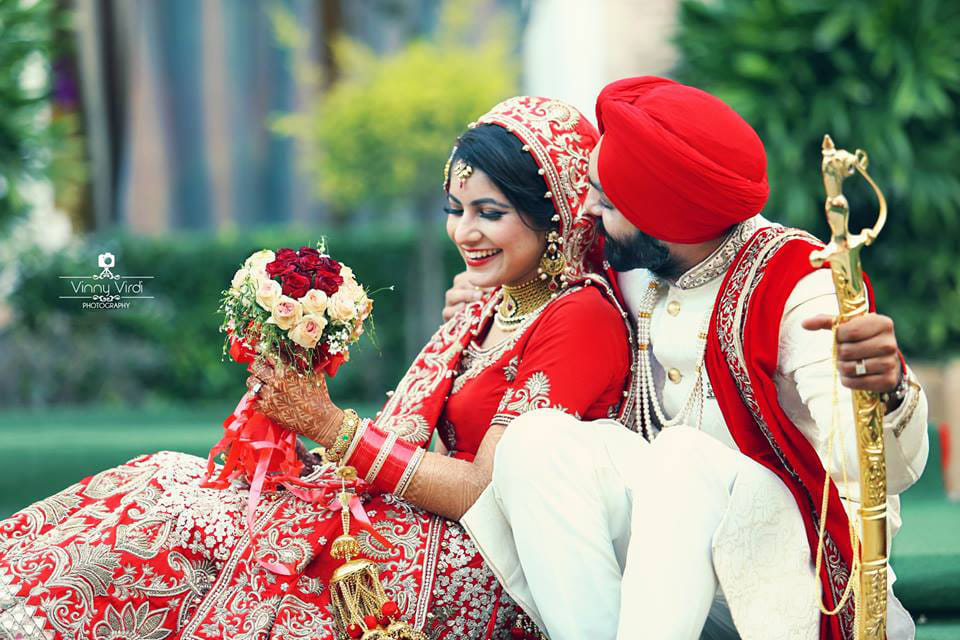 A happy bride and groom on their wedding day. by Vinny Virdi Photography Wedding-photography Groom-wear-and-accessories | Weddings Photos & Ideas