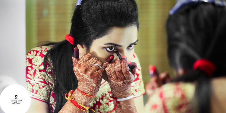 A Bride Getting Ready For Her D-Day. by Vinny Virdi Photography Wedding-photography | Weddings Photos & Ideas