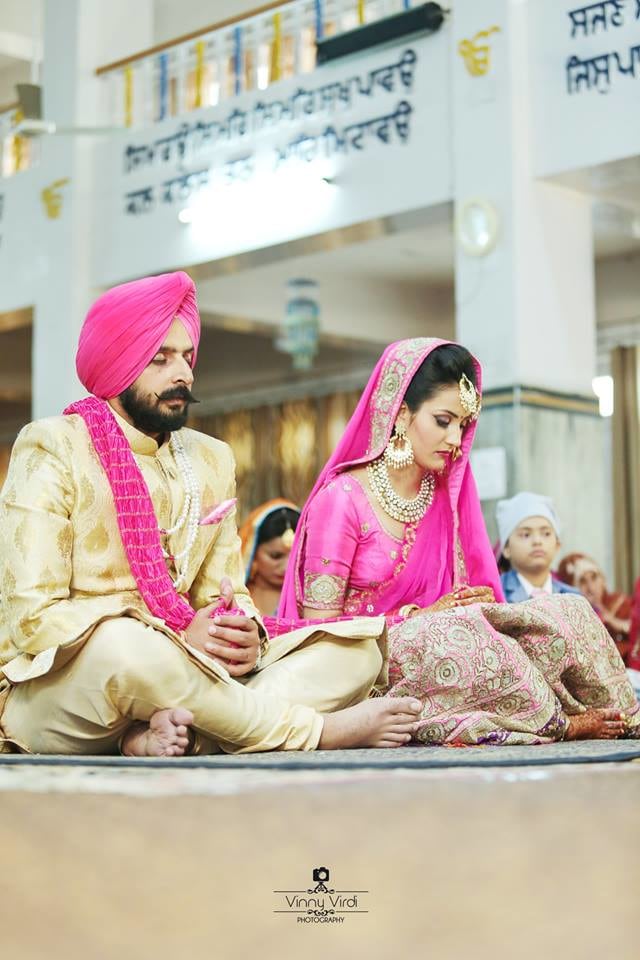 A Beautiful Couple On their Wedding Day. by Vinny Virdi Photography Wedding-photography Bridal-jewellery-and-accessories Groom-wear-and-accessories | Weddings Photos & Ideas