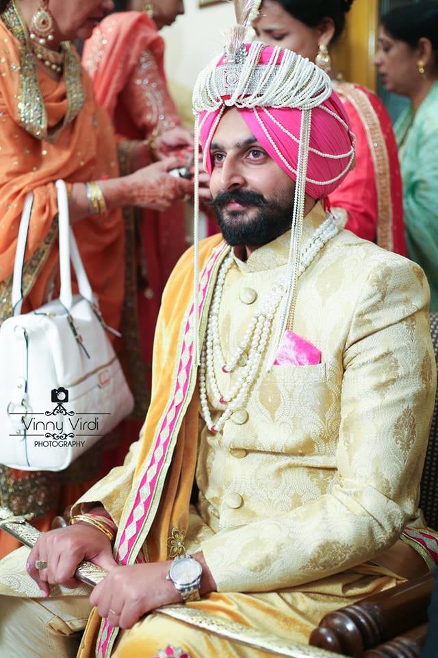 A Vibrant Groom On His Wedding Day by Vinny Virdi Photography Wedding-photography Groom-wear-and-accessories | Weddings Photos & Ideas