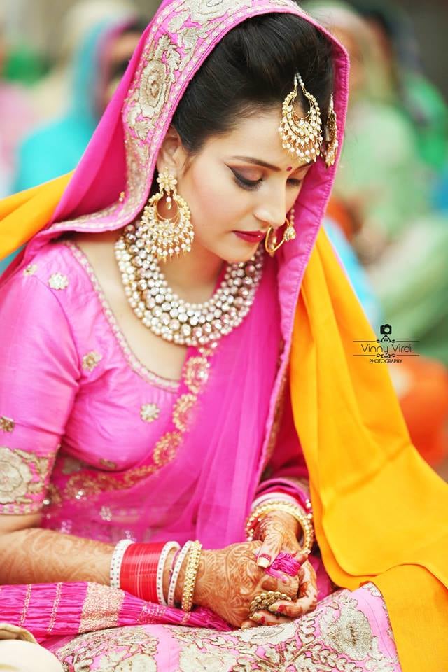 A Ravishing Bride On Her D-Day. by Vinny Virdi Photography Wedding-photography Bridal-makeup Bridal-jewellery-and-accessories | Weddings Photos & Ideas