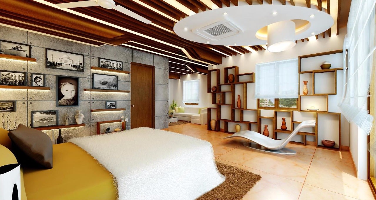 Sandy Brown And Grey Bedroom by Jerry Meshach J Bedroom Contemporary | Interior Design Photos & Ideas