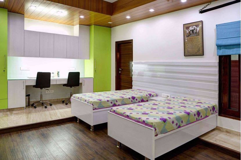 Minimalistic Bedroom Design by 12 Square Interiors
