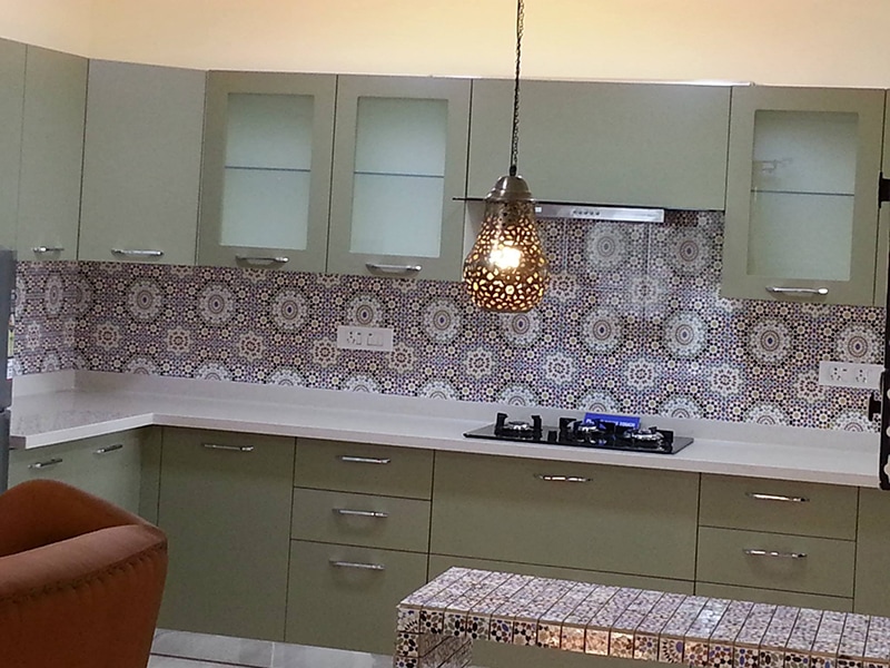 Retro Kitchen Design by 12 Square Interiors